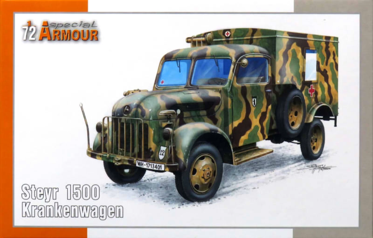 1/72 WW.II ドイツ軍 シュタイヤー1500 救急車